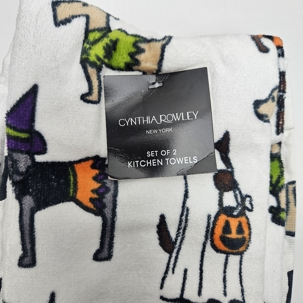 Halloween dogs kitchen towels - Picture 2 of 4